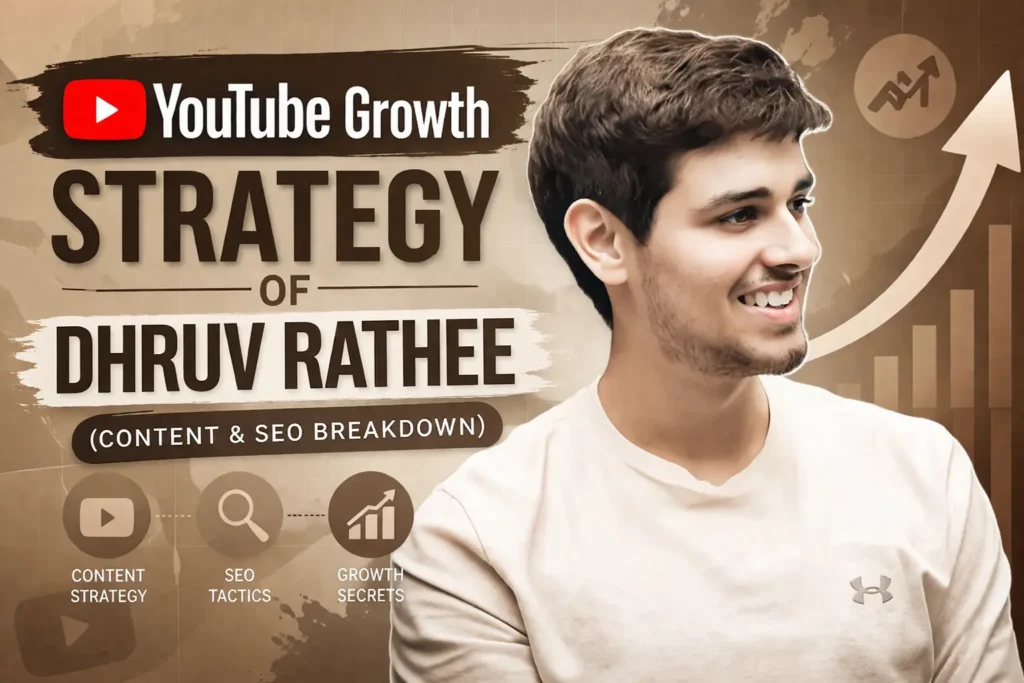 What is youtube growth strategy of dhruv rathee